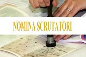 ELENCO SCRUTATORI TITOLARI E SUPPLENTI NOMINATI PER LE ELEZIONI POLITICHE DEL 25/09/2022