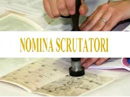 CONVOCAZIONE DELLA COMMISSIONE ELETTOR ALE COMUNALE PER LA NOMINA DEGLI SCRUTATORI