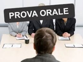 AVVISO RELATIVO ALLA PROVA ORALE - COMUNICAZIONE LUOGO SVOLGIMENTO PROVA ORALE E MODALITÀ DI VALUTAZIONE